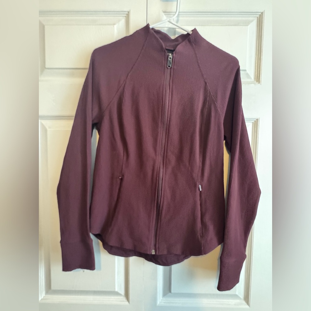 Athleta Deep Burgundy Utility Jacket